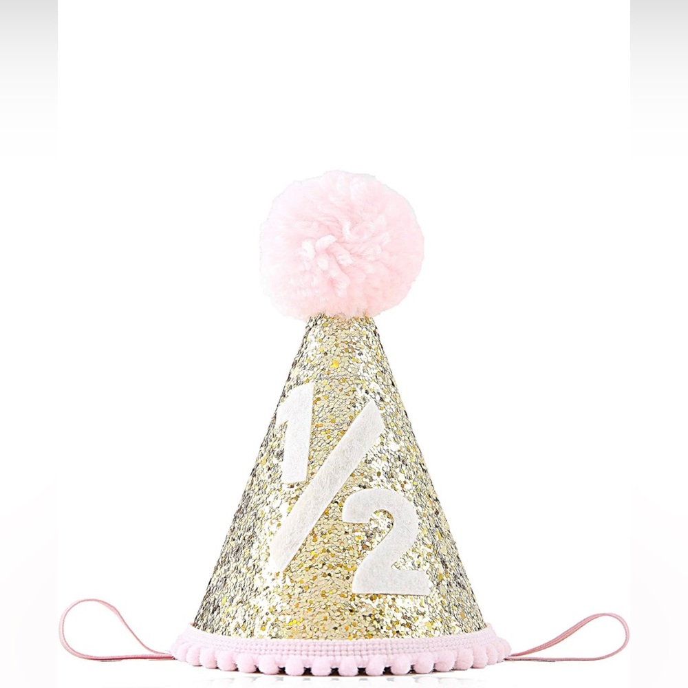 1/2 birthday hat for baby